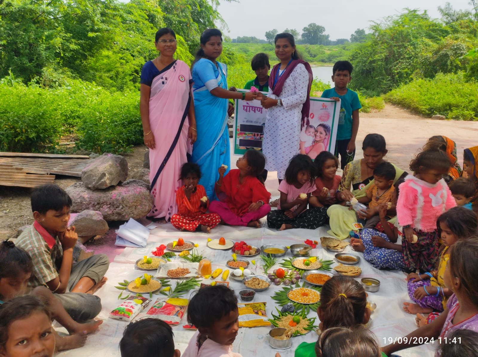 आधार तर्फे पोषण आहार सप्ताह साजरा